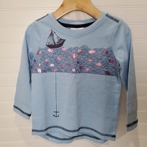 Hanna Andersson Long Sleeve Shimmer Wave